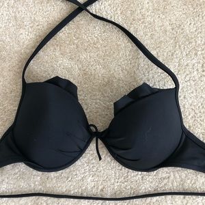 Black bikini top
